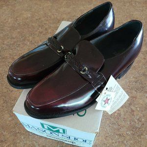 Vtg Mason Shoe Men's Size 11.5 C Leather Loafers Chippewa Falls, WI USA Made